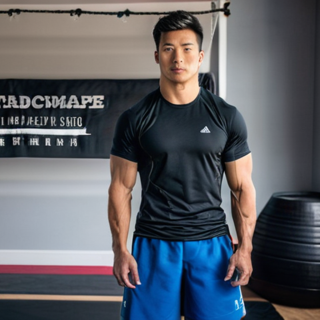 태권도 훈련 도구 DIY 방법 - **"A sturdy, homemade punching bag hanging in a well-lit home gym or garage. The bag is crafted from...